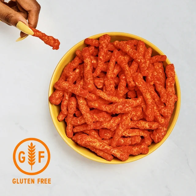 Cheetos Crunchy Cheese Flamin' Hot Flavored Snack Chips, 1 Ounce Bags, 10 Count