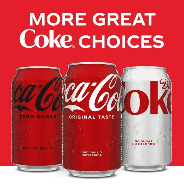 Coca-Cola Classic Soda Pop, 12 fl oz Cans, 24 Pack