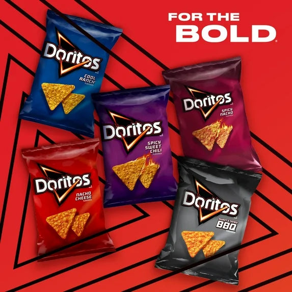 Doritos Tortilla Chips Spicy Nacho Flavored 14.5 ounce Bag