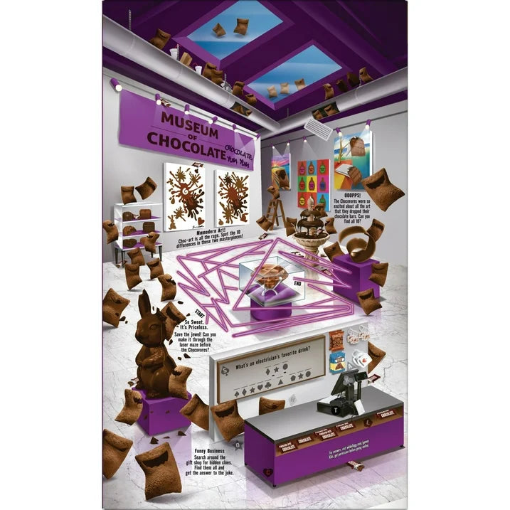 Kellogg's Krave Breakfast Cereal, 7 Vitamins and Minerals, Kids Snacks, Family Size, Brownie Batter, 16.2oz Box (1 Box)