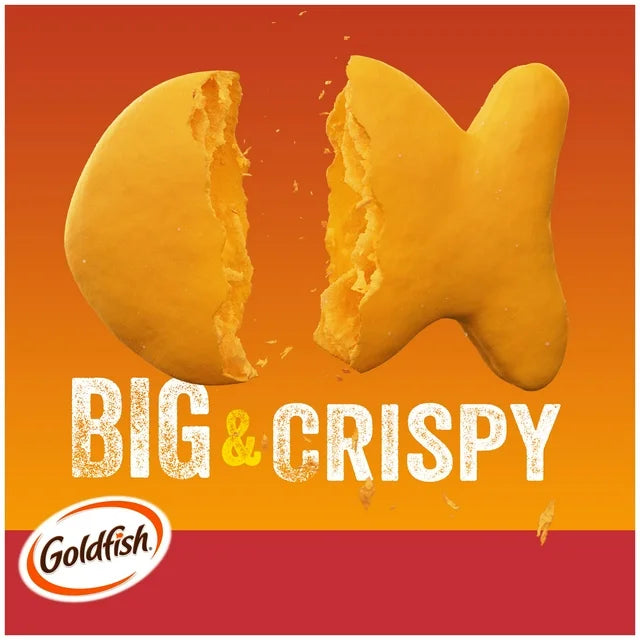Goldfish Sharp Cheddar Baked Snack Crackers, 24.3 oz Carton