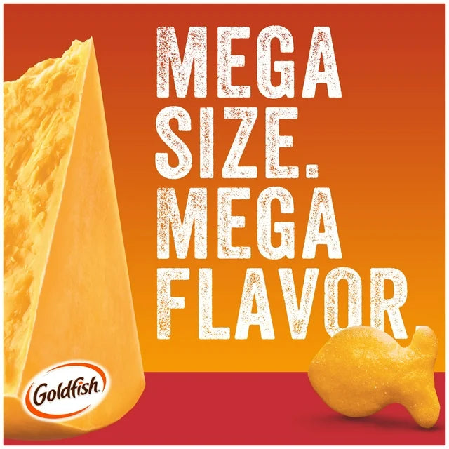 Goldfish Sharp Cheddar Baked Snack Crackers, 24.3 oz Carton