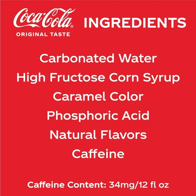 Coca-Cola Classic Soda Pop, 12 fl oz Cans, 24 Pack