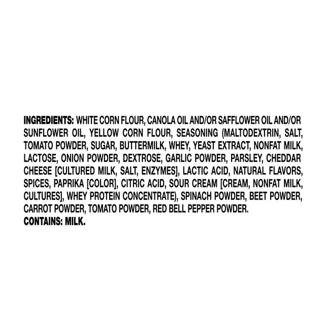 Sensible Portions Garden Veggie Flavor Burst Zesty Ranch Tortilla Chips, 12 oz