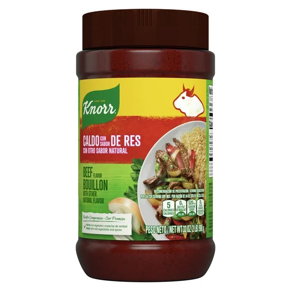 Knorr Granulated Beef Bouillon Ground Seasoning, 2.0 lb Jar