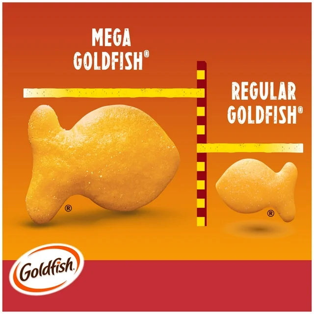 Goldfish Sharp Cheddar Baked Snack Crackers, 24.3 oz Carton
